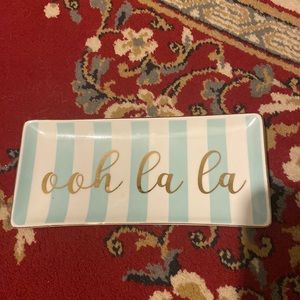 Ceramic “ooh la Al” tray